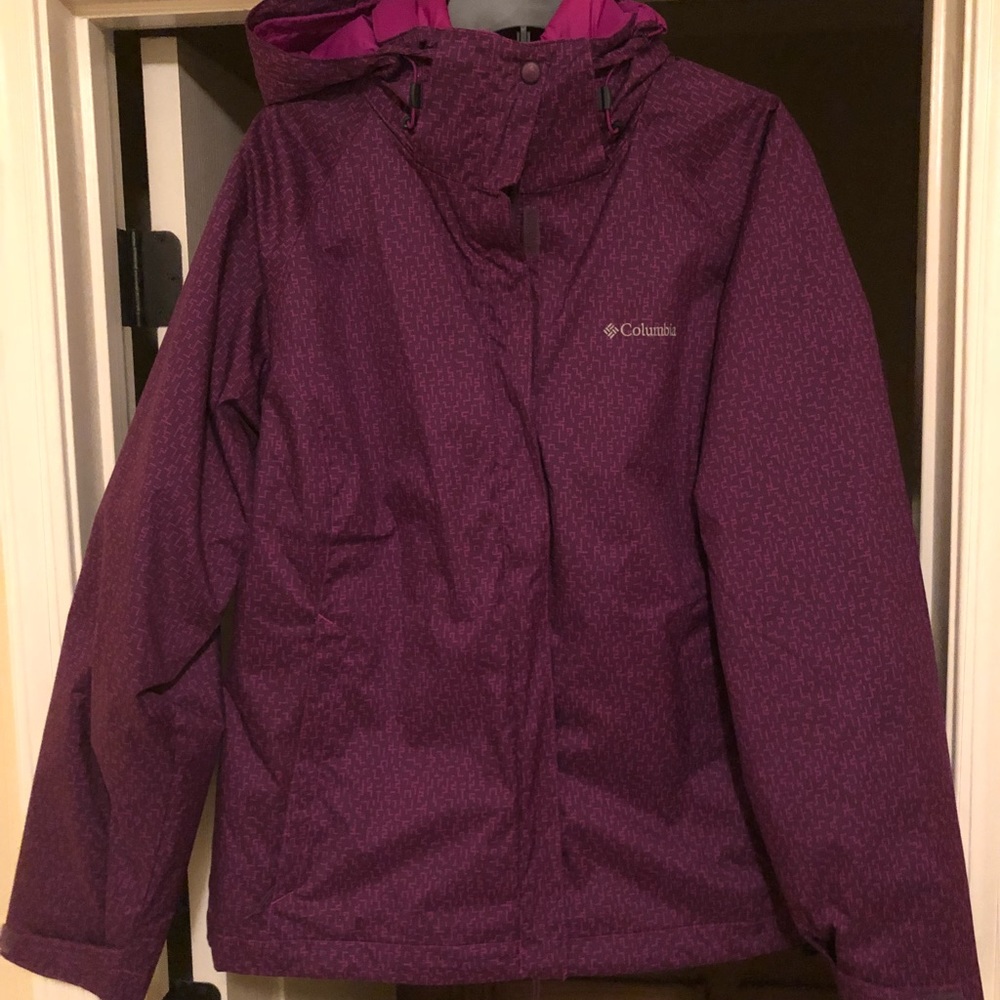 Purple Columbia 2-piece Ski Coat